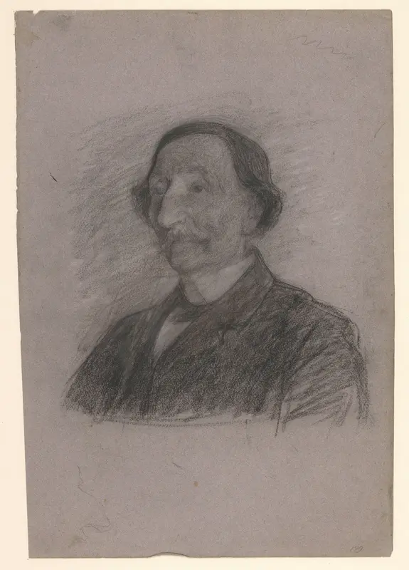 Portret van H.J. Schimmel Wall Art by Jan Veth - High-Resolution Digital Print