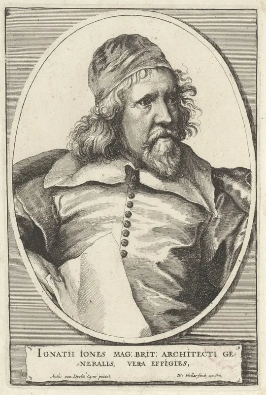 Portret van Inigo Jones Wall Art by Unknown - High-Resolution Digital Print