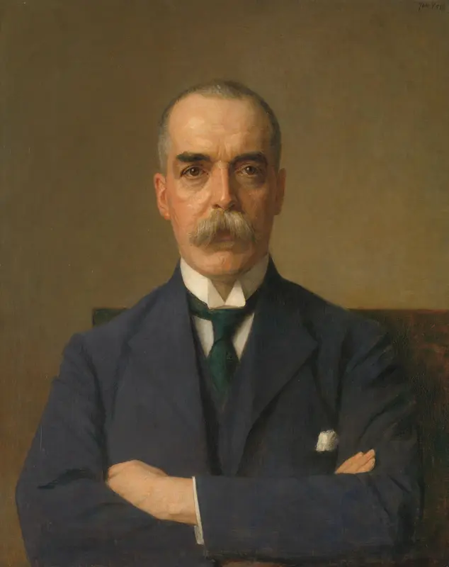 Portret van Isaac de Bruijn (1872-1953) Wall Art by Jan Veth - High-Resolution Digital Print