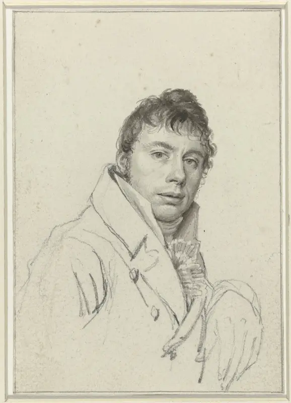 Portret van Isaac Uytenbogaart Wall Art by Hendrik Willem Caspari - High-Resolution Digital Print