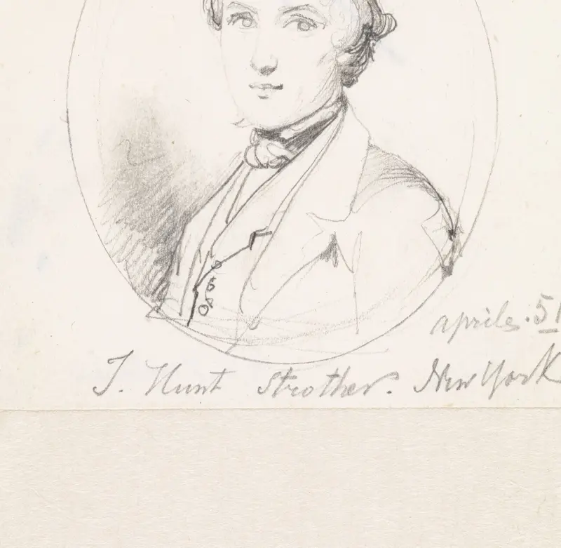 Portret van J. Hunt Strother Wall Art by Johan Hendrik Koelman - High-Resolution Digital Print