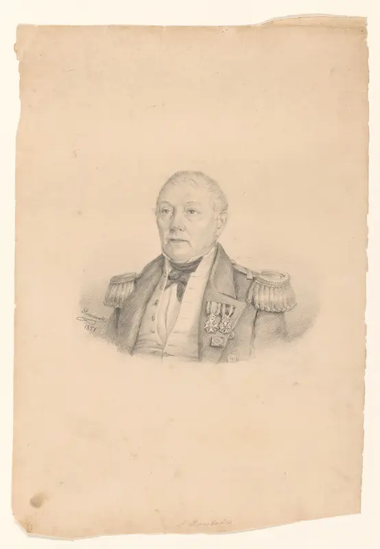 Portret van J. Rambaldo Wall Art by Christian Heinrich Gottlieb Steuerwald - High-Resolution Digital Print