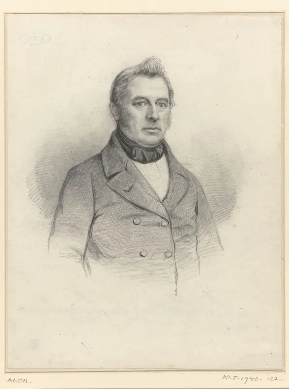 Portret van Jacob Constantijn Martens van Sevenhoven Wall Art by anonymous - High-Resolution Digital Print