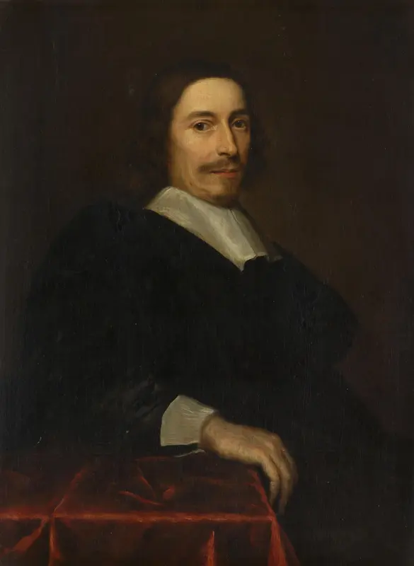 Portret van Jacob de Witt (1589-1674) Wall Art by Unknown - High-Resolution Digital Print