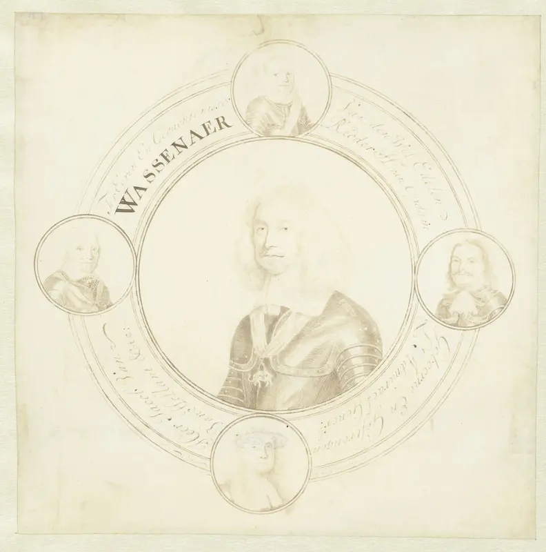 Portret van Jacob van Wassenaer van Obdam Wall Art by John Faber (I) - High-Resolution Digital Print