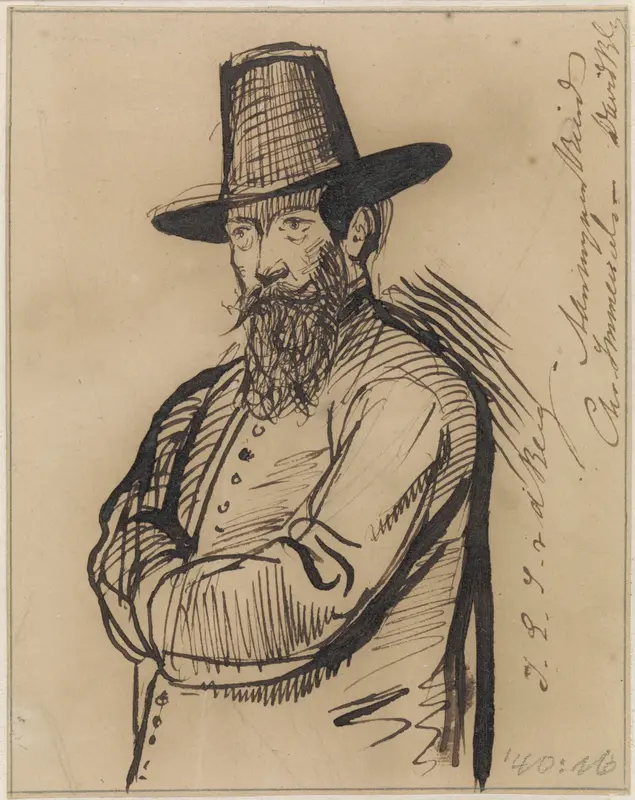 Portret van Jacobus Everardus Josephus van den Berg Wall Art by David Bles - High-Resolution Digital Print