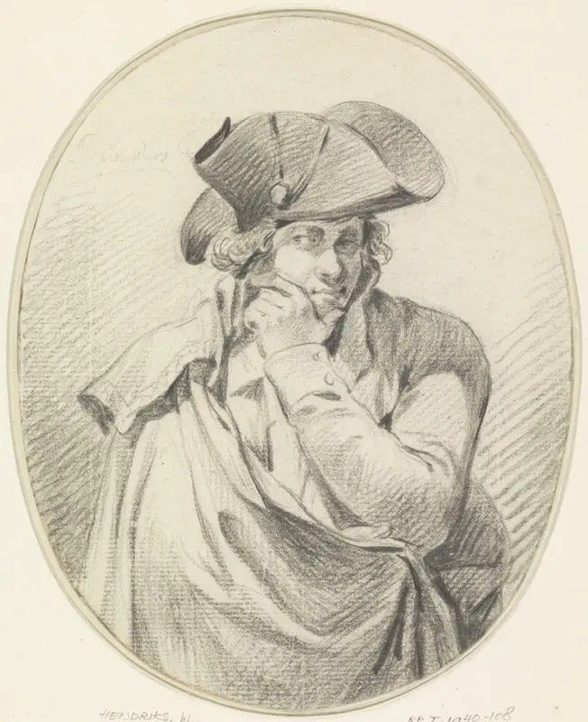 Portret van Jacobus Johannes Lauwers Wall Art by Wybrand Hendriks - High-Resolution Digital Print
