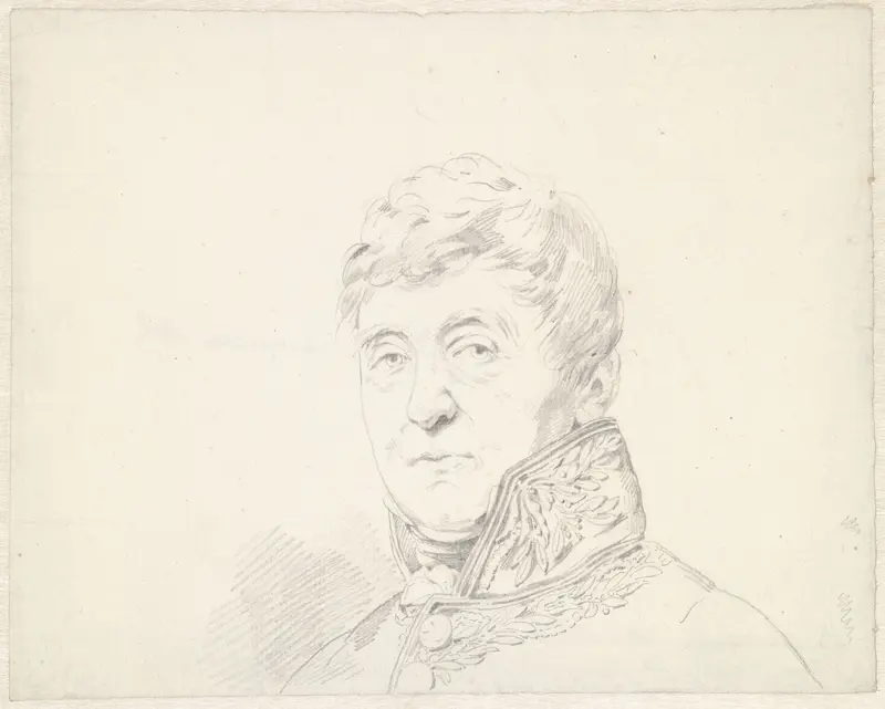 Portret van Jan Blanken Jansz. Wall Art by Jean Augustin Daiwaille - High-Resolution Digital Print