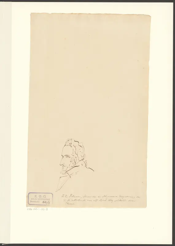 Portret van Jan Carel Pilaar Wall Art by Unknown - High-Resolution Digital Print