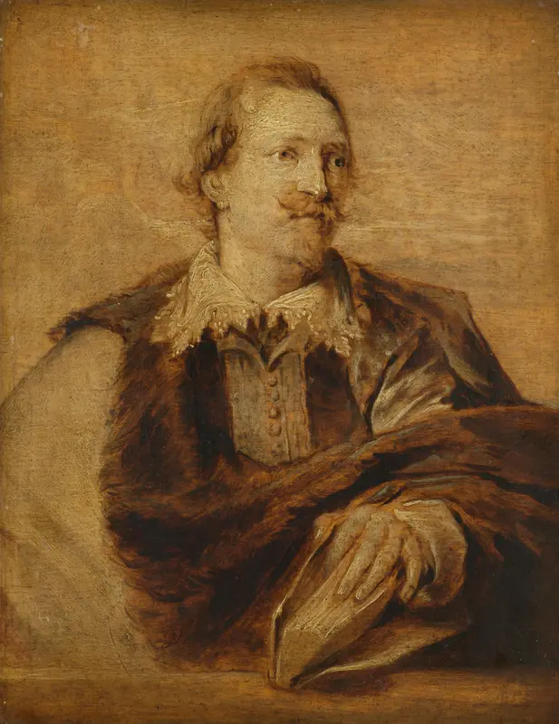 Portret van Jan Caspar Gevaerts (1593-1666) Wall Art by Unknown - High-Resolution Digital Print
