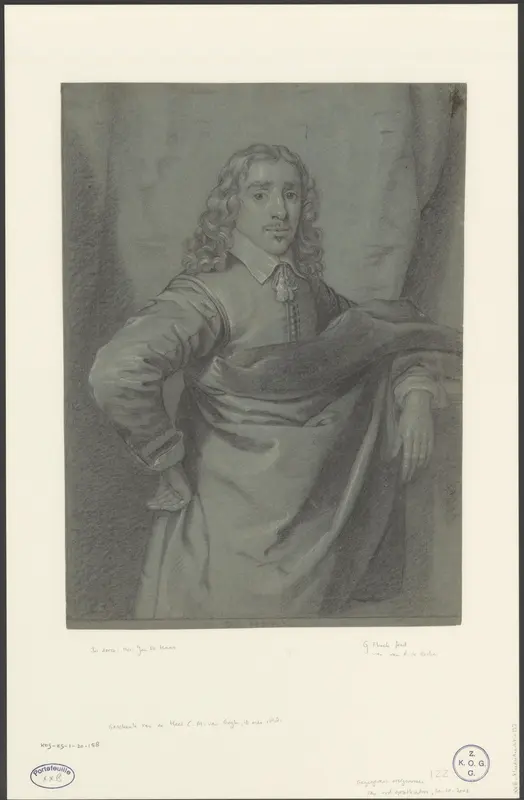 Portret van Jan de Haas Wall Art by Govert Flinck - High-Resolution Digital Print