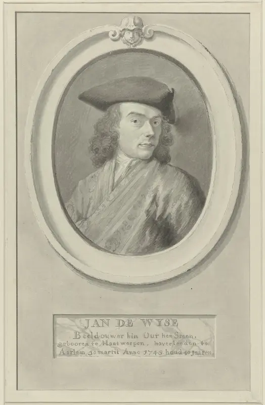 Portret van Jan de Wijse Wall Art by anonymous - High-Resolution Digital Print