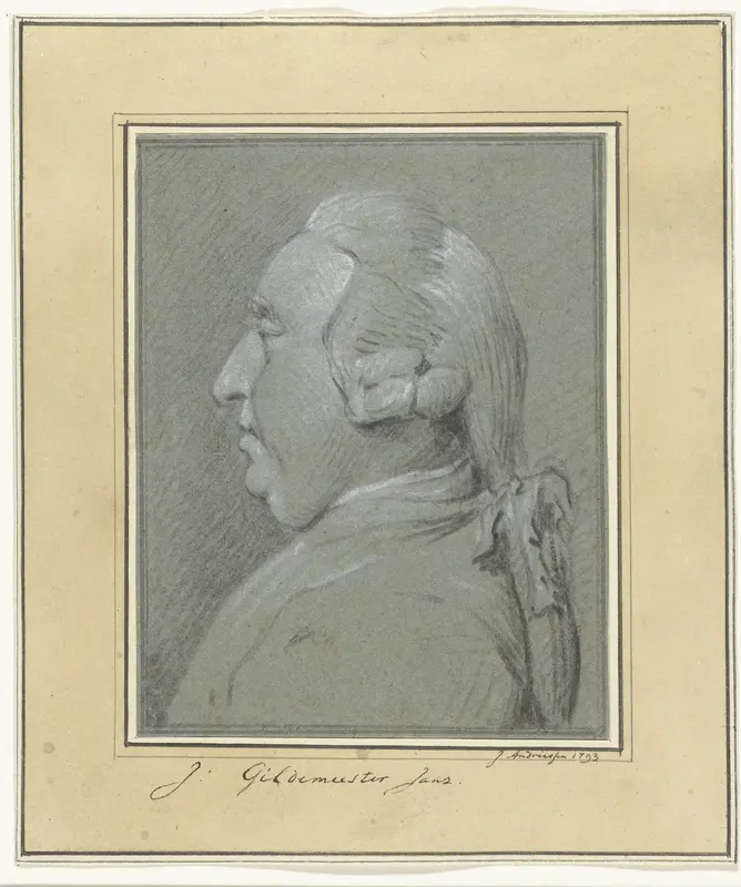 Portret van Jan Gildemeester Jansz. Wall Art by Jurriaan Andriessen - High-Resolution Digital Print