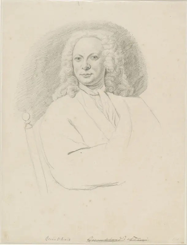 Portret van Jan Maurits Quinkhard Wall Art by anonymous - High-Resolution Digital Print