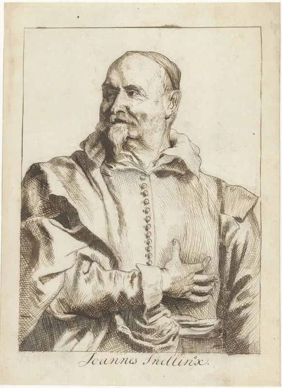 Portret van Jan Snellinck Wall Art by anonymous - High-Resolution Digital Print