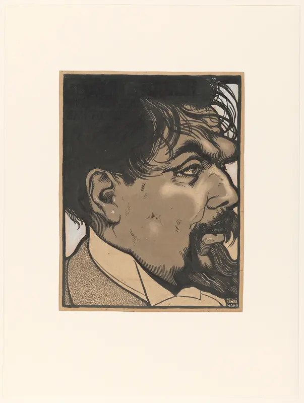 Portret van Jan Toorop Wall Art by Unknown - High-Resolution Digital Print