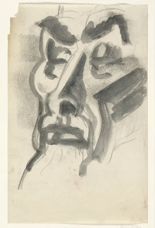 Portret van Jan Toorop Wall Art by Leo Gestel - High-Resolution Digital Print