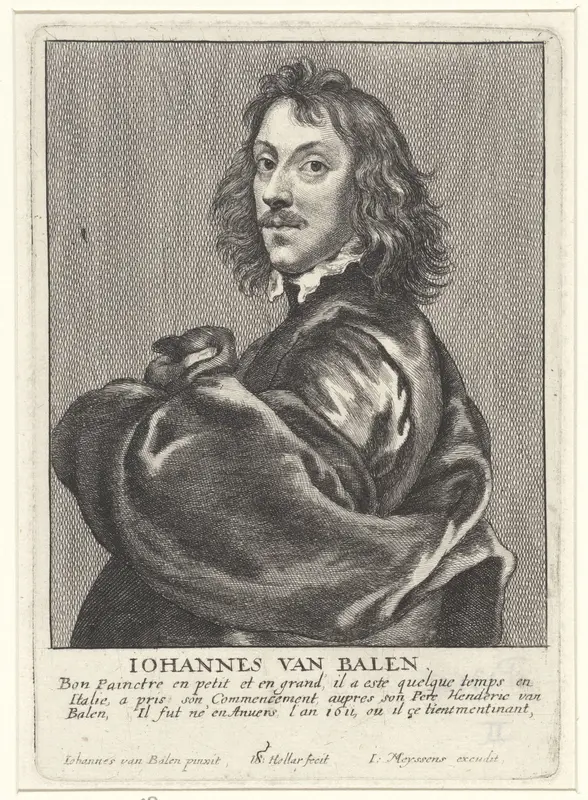 Portret van Jan van Balen Wall Art by Unknown - High-Resolution Digital Print