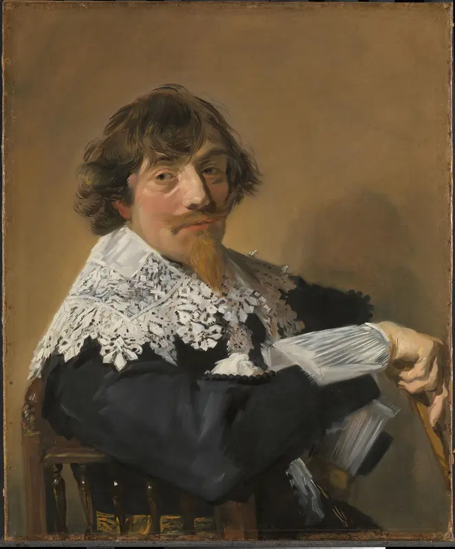 Portret van Jan van de Poll (1597-1678) Wall Art by Frans Hals - High-Resolution Digital Print