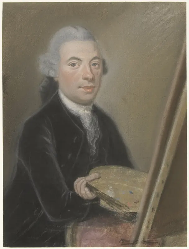 Portret van Jan van Os Wall Art by Pieter Frederik de la Croix - High-Resolution Digital Print