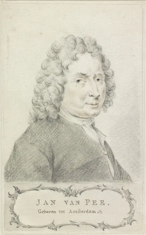 Portret van Jan van Pee Wall Art by anonymous - High-Resolution Digital Print