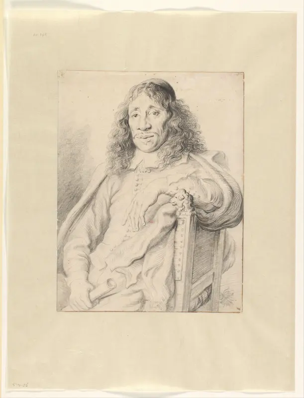 Portret van Jan Vos Wall Art by anonymous - High-Resolution Digital Print