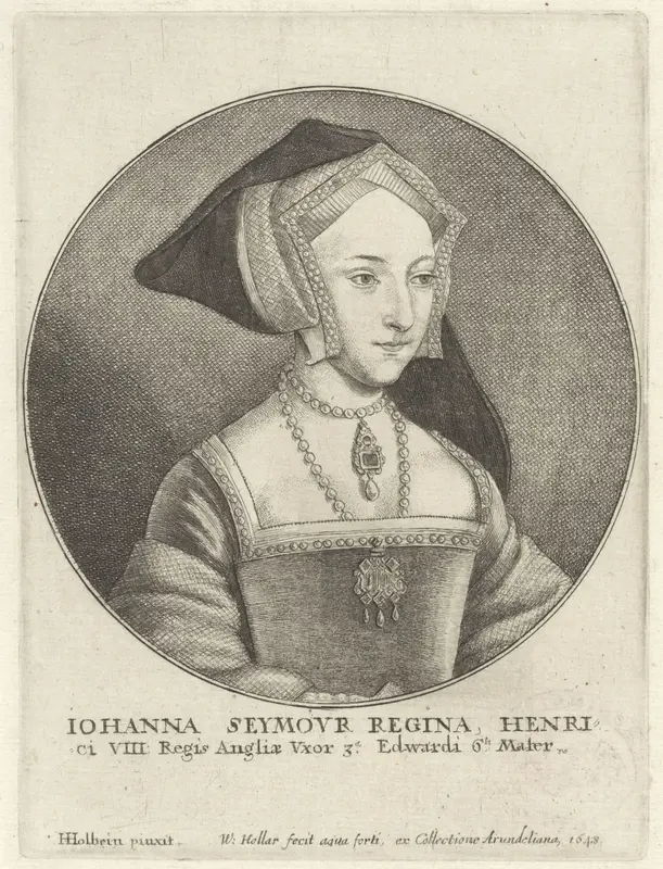 Portret van Jane Seymour, koningin van Engeland Wall Art by Unknown - High-Resolution Digital Print