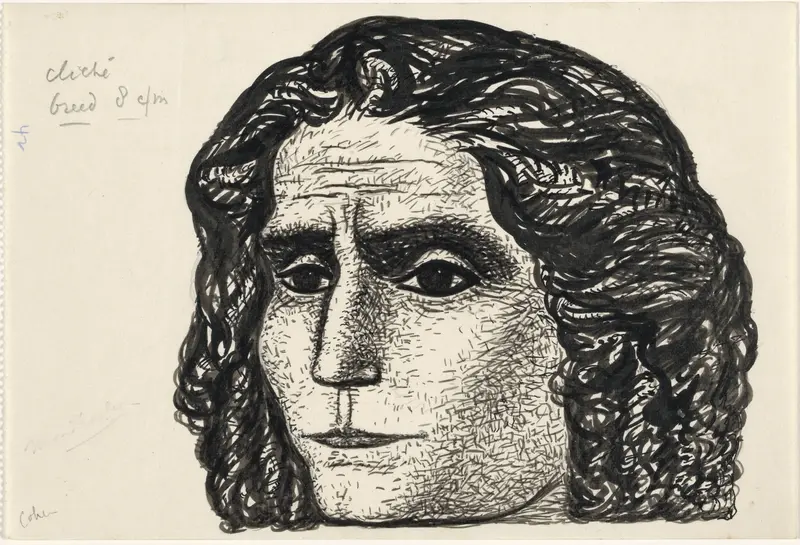 Portret van Jean Jaurès Wall Art by Leo Gestel - High-Resolution Digital Print