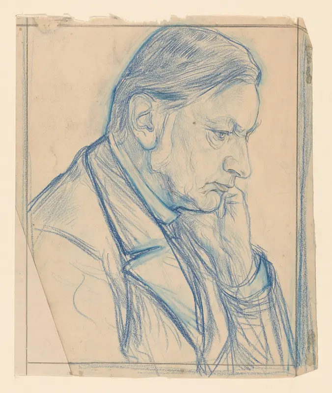 Portret van Jhr. Alexander Frederik de Savornin Lohman Wall Art by Jan Veth - High-Resolution Digital Print