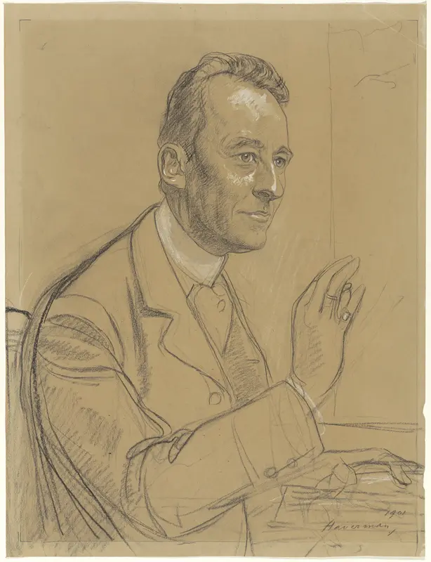 Portret van Jhr. de Savornin Lohman Wall Art by Hendrik Johannes Haverman - High-Resolution Digital Print