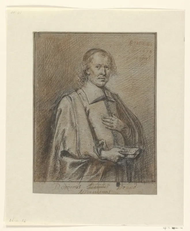 Portret van Joannes Bruno Wall Art by Matthys van den Bergh - High-Resolution Digital Print