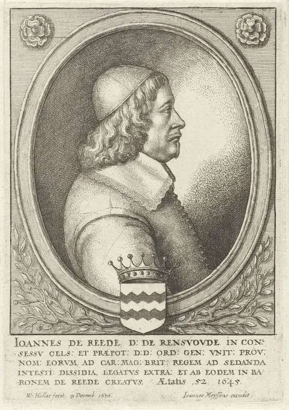 Portret van Johan baron van Reede, heer van Renswoude Wall Art by Unknown - High-Resolution Digital Print