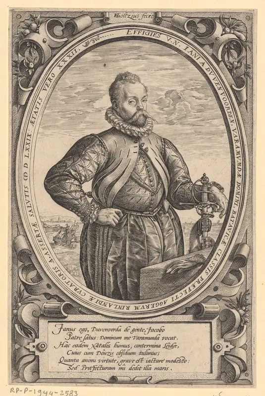 Portret van Johan van Duvenvoorde op 32-jarige leeftijd Wall Art by Unknown - High-Resolution Digital Print
