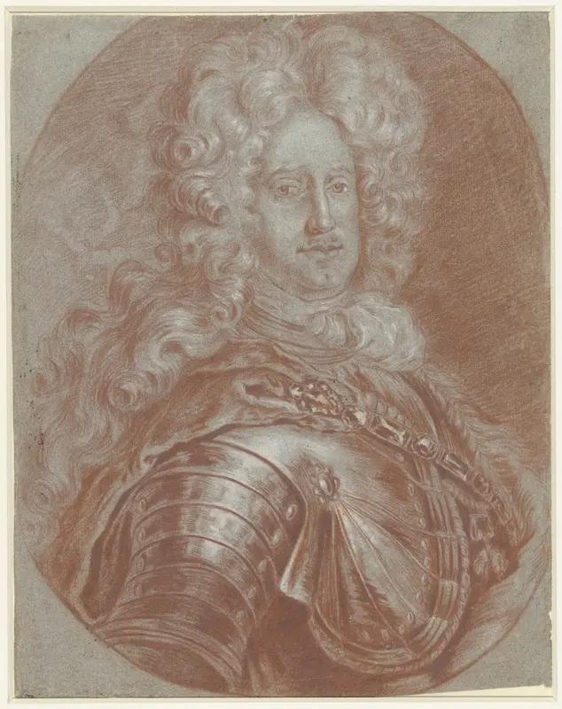 Portret van Johan Willem, keurvorst van de Palts Wall Art by anonymous - High-Resolution Digital Print