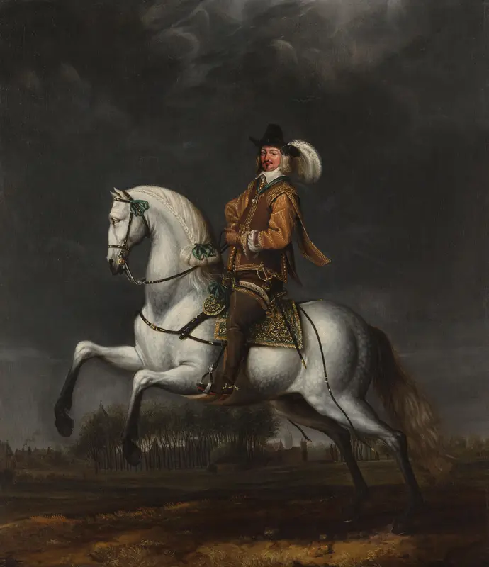 Portret van Johan Wolphert van Brederode (1599-1655) Wall Art by Unknown - High-Resolution Digital Print