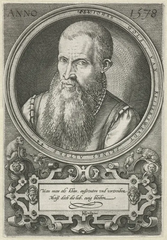 Portret van Johann Goltz van Keiserswerdt op 44-jarige leeftijd Wall Art by Unknown - High-Resolution Digital Print
