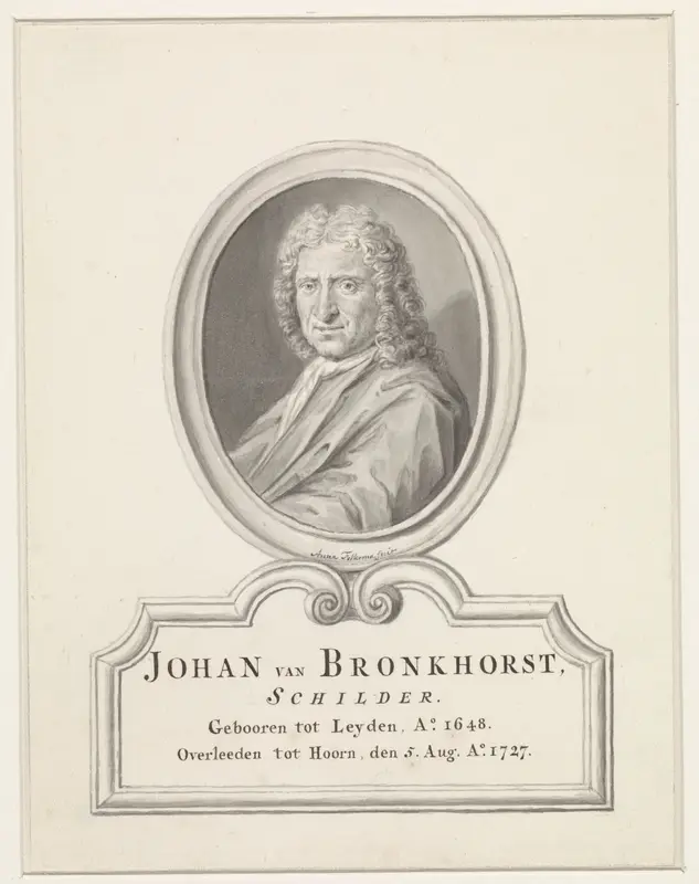 Portret van Johannes Bronkhorst Wall Art by Anna Folkema - High-Resolution Digital Print