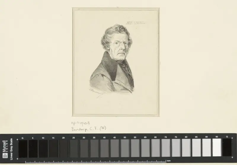 Portret van Johannes Christiaan Bendorp Wall Art by Carel Frederik Bendorp (II) - High-Resolution Digital Print