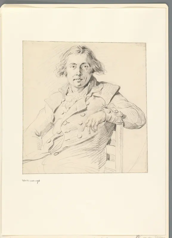 Portret van Johannes Christiaan Janson Wall Art by Nicolaas van der Worm - High-Resolution Digital Print