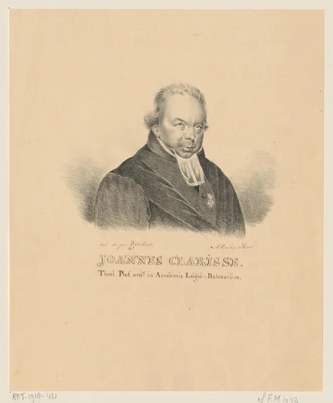 Portret van Johannes Clarisse Wall Art by Unknown - High-Resolution Digital Print