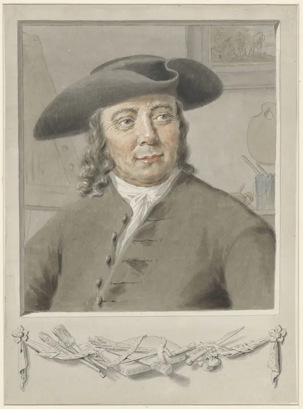 Portret van Johannes Heemskerk Wall Art by Unknown - High-Resolution Digital Print