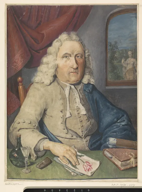 Portret van Johannes Hendrik Knoop Wall Art by anonymous - High-Resolution Digital Print