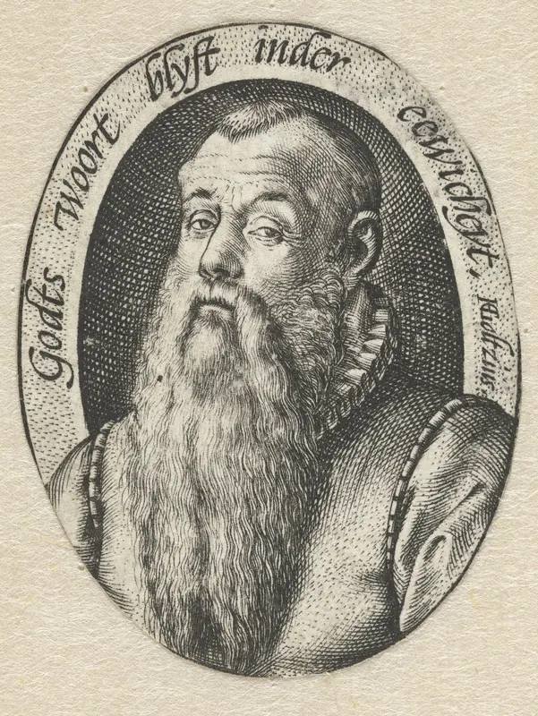 Portret van Johannes Jansz. Gelasius Wall Art by Unknown - High-Resolution Digital Print