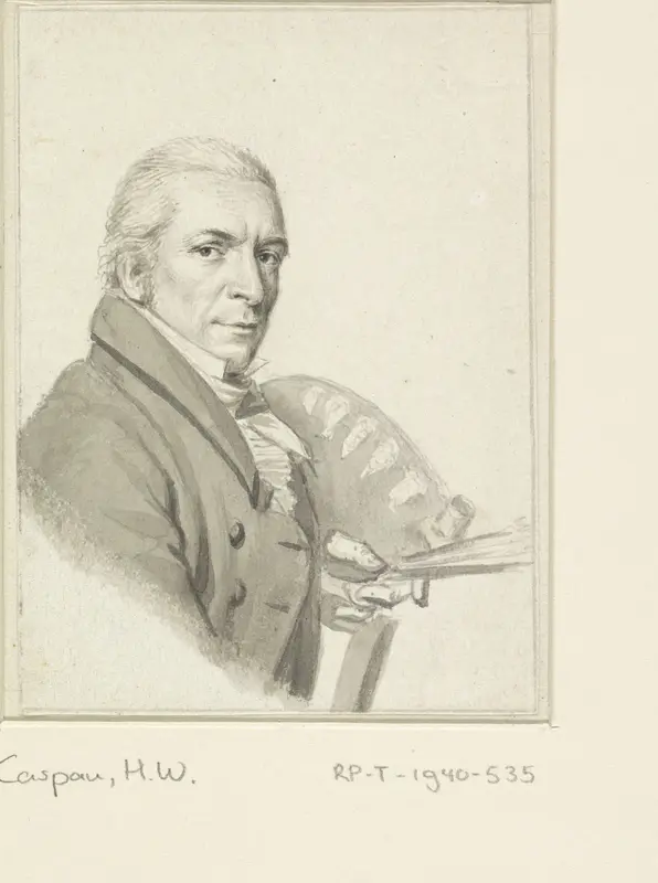 Portret van Johannes Jelgerhuis Rienksz. Wall Art by Hendrik Willem Caspari - High-Resolution Digital Print