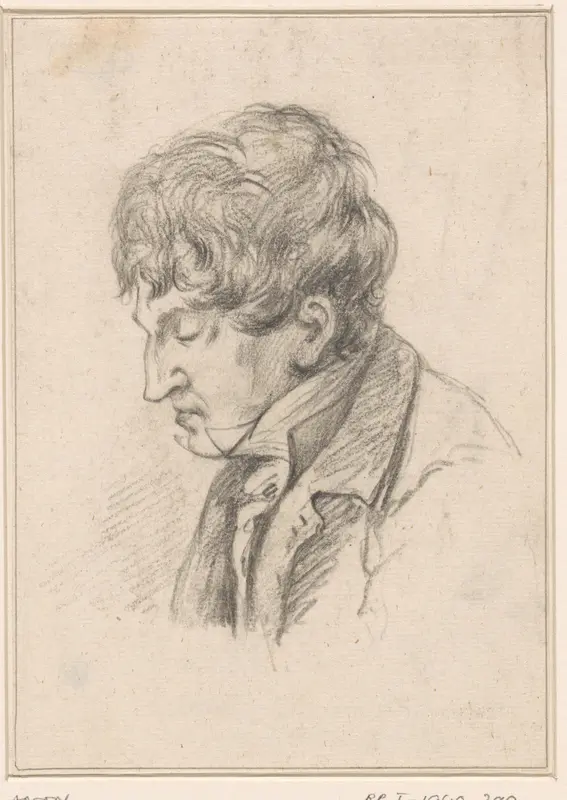 Portret van Johannes Joseph Maria Watrin Wall Art by anonymous - High-Resolution Digital Print