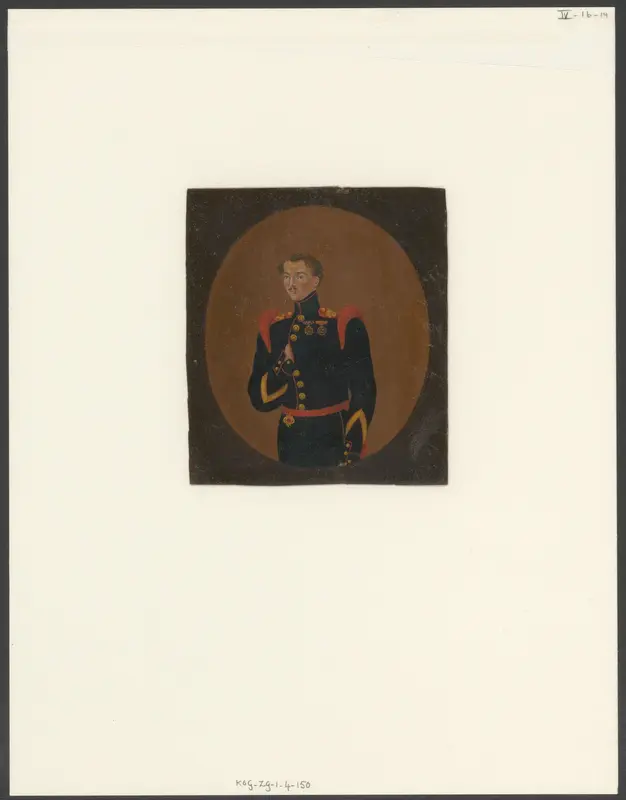 Portret van Johannes Otto van Setten Wall Art by anonymous - High-Resolution Digital Print