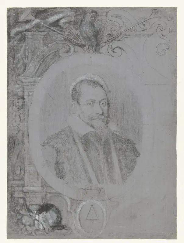 Portret van Johannes Petrus Magnus Wall Art by Aegidius Sadeler (II) - High-Resolution Digital Print