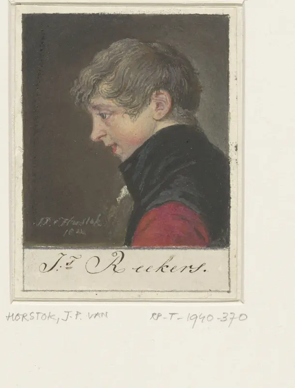 Portret van Johannes Reekers Wall Art by Johannes Petrus van Horstok - High-Resolution Digital Print