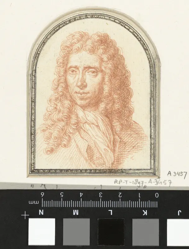 Portret van Johannes Voorhout (I) Wall Art by Jacob Houbraken - High-Resolution Digital Print