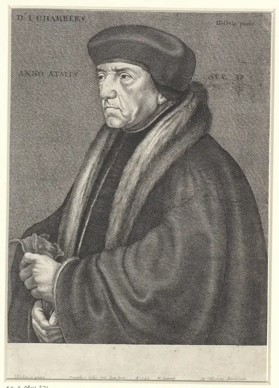 Portret van John Chamber Wall Art by Unknown - High-Resolution Digital Print